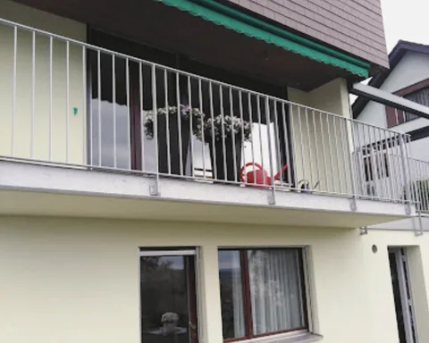 Fassadenrenovation an einem Wohngebäude